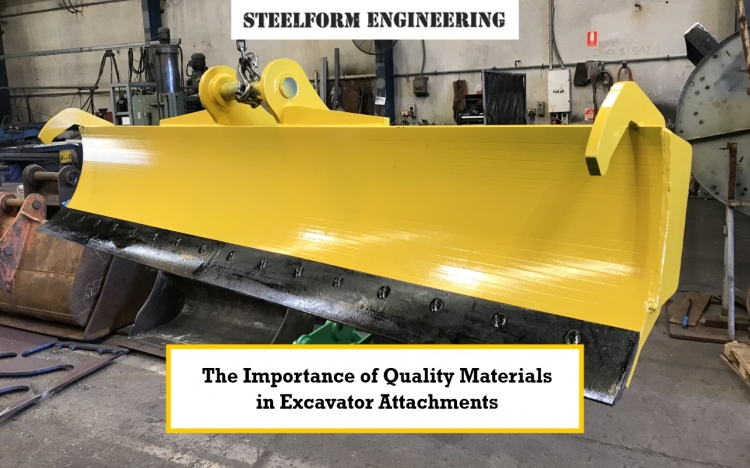 Importance of Quality Materials in Excavator Attachments