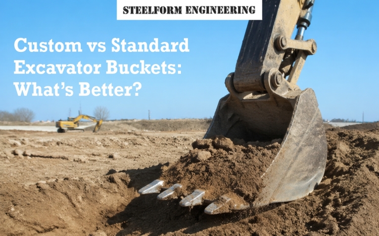 Custom vs Standard Excavator Buckets: What is Better