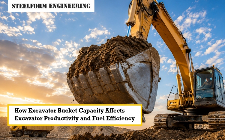 Excavator Bucket Capacity Affects Excavator Productivity and Fuel Efficiency